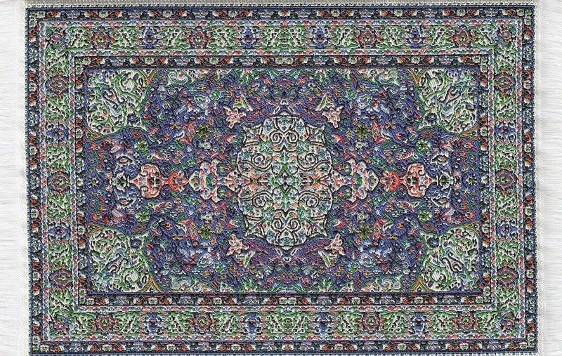 solide Permanent Mannelijkheid SAD-D698B Turks tapijt blauw 10 x 14cm | Vloerkleden | Mini-Wonders  Poppenhuizen en Miniaturen