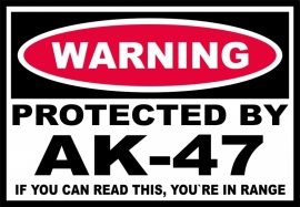 Warning AK-47