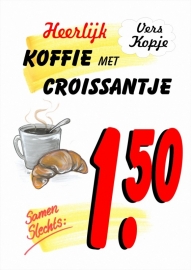 Koffie met Croissantje