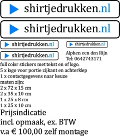 Reclame-stickers