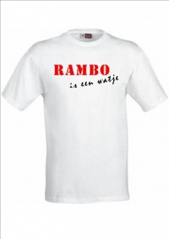 Baby shirtje RAMBO is een watje