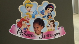 Kinderkamersticker meisje prinsses