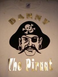 Piraten shirt (met naam)