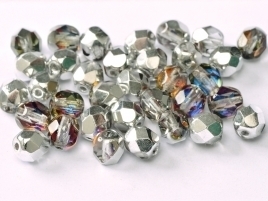 FP Facet 6mm Crystal Vulcano (per 50 stuks)