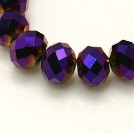 Rondellen 3 x 4 mm Purple