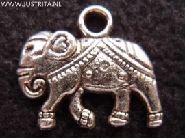 mb006 metalen bedel versierde olifant