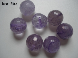 Amethist 16 mm facet / Amethyst 16 mm facet