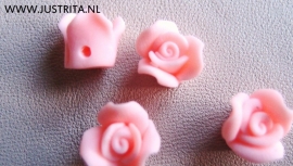 Roosje roze per 10 stuks