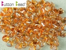 Button Bead® 4mm Crystal Apricot Medium (per 22)
