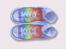 Sok003 Sneaker sokken regenboog sneakers
