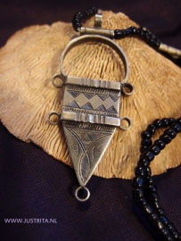 T 50 Toeareg zilveren amulet / Tuareg silver amulet