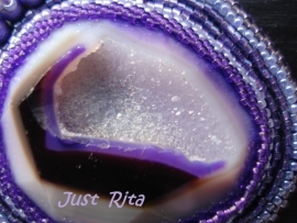 Hanger "Drusy Purple"
