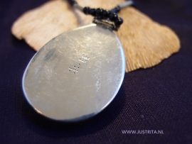 T 46 Zilver met ebbenhouten Amulet / Zilver with ebony Amulet