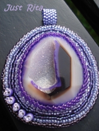 Hanger "Drusy Purple"