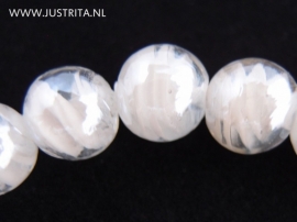 Murano style glaskraal 12 mm rond