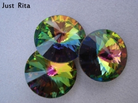 1122 Swarovski rivoli "Vitrail medium" 14mm