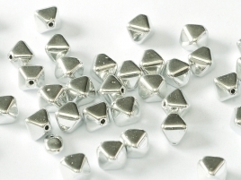 Bicone Beads 6 mm Crystal Labrador Full (per 50)