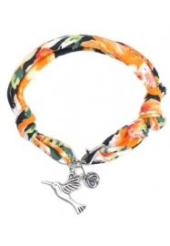 Armband oranje groen zwart