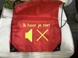 Rood met neon geel