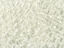 Bicone Beads 6 mm Crystal (per 50)