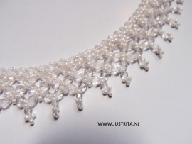Collier "White lace" / Necklace "White lace"