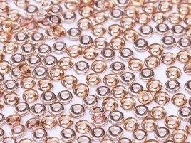 O Beads® 2 x 4 mm Crystal Capri Gold (per 5 gram)