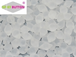 Spiky Button® 4,5 x 6,5 mm Crystal Matted (per 22)