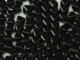 Bicone Beads 6 mm Jet (per 50)