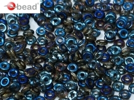 O Beads® 2 x 4 mm Crystal Azuro (per 5 gram)