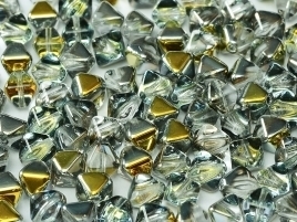 Bicone Beads 6 mm Crystal Marea (per 50)