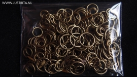 Ringetjesmix oud brons 25 gram