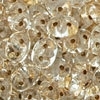 Superduo 2.5x5mm Gold Copper Lined Crystal (per 10 gram)