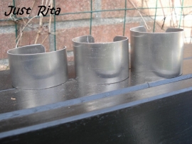 Aluminium Cuff 4,5 cm.