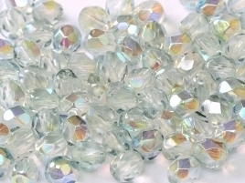 FP Facet 6mm Crystal Blue Rainbow (per 50 stuks)