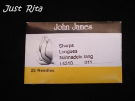 3 x John James naalden / needles size 11