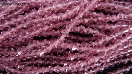 1 streng kristallen bicones 4 mm middenpaars
