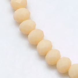 Rondellen 3 x 4 mm Opaque Peach Puff