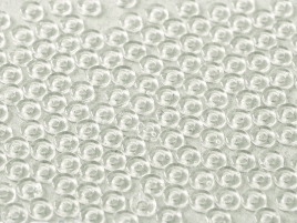 O Beads® 2 x 4 mm Crystal (per 5 gram)