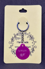 MD005 Sleutelhanger Mama roos roze