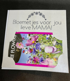 MD002 bloemenkaartje lieve mama