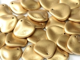 Rose Petals 14 x 13 mm Aztec Gold (per 10)