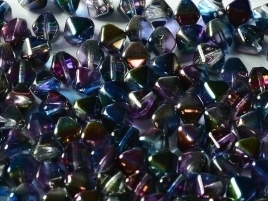 Bicone Beads 6 mm Crystal Magic Blue (per 50)