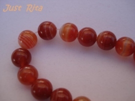 Rode Sardonyx Agate 8 mm