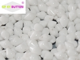 Spiky Button® 4,5 x 6,5 mm Chalk White (per 22)
