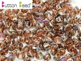 Button Bead® 4mm Crystal Capri Gold Full (per 20)