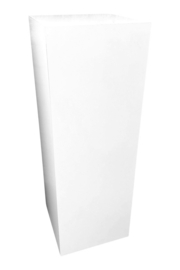 zuil mdf mat wit 28x28x80cm, voor binnen