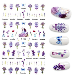 Nailways - Nail Stickers - F453 - Lavender