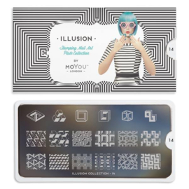MoYou London - Stamping Plate - Illusion 14
