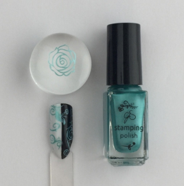 Clear Jelly Stamper Polish - #37 Caribbean Dream