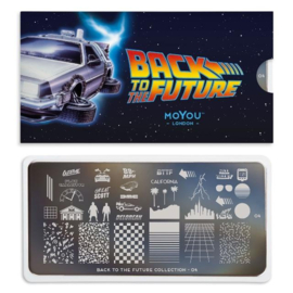 MoYou London - Movies Stamping Plate - Back to the Future 4